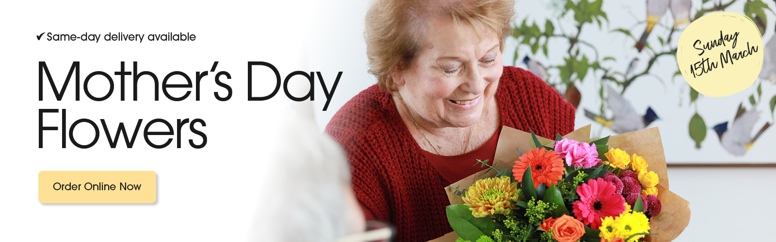 Seasonal bouquets from Le Bouquet in Ramsgate offering same-day delivery